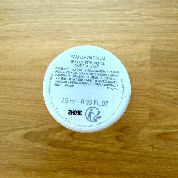 MINIATURE- EAU NOIRE- CHRISTIAN DIOR - Picture 4 of 4